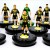 Subbuteo Andrew Table Soccer AEK Athens 2017-18 Greek Superleague Winners on Hasbro Classic bases